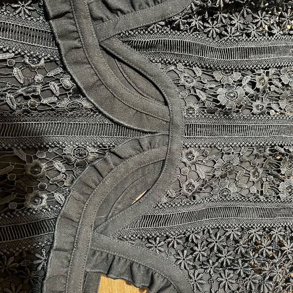 COPY - Self Portrait Payne Cutout Dress, Black - Picture 9 of 10